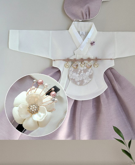 신비보라 백일한복 여 1-15세 돌 잔치 여자 애기 아기한복 어린이 주니어 유아 여아한복