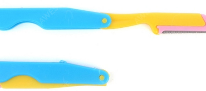 어썸만물상 접이식 눈썹칼 눈썹정리칼