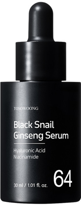 블랙 스네일 인삼 세럼 국내산 4년근 금산 인삼수 64% 달팽이 뮤신 미백 주름, 1개, 30ml