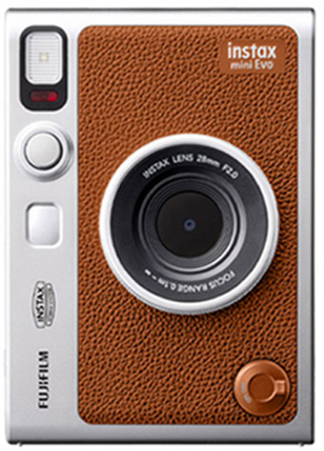 FUJIFILM instax mini Evo 混合式拍立得相機, miniEVO 棕色, 1個