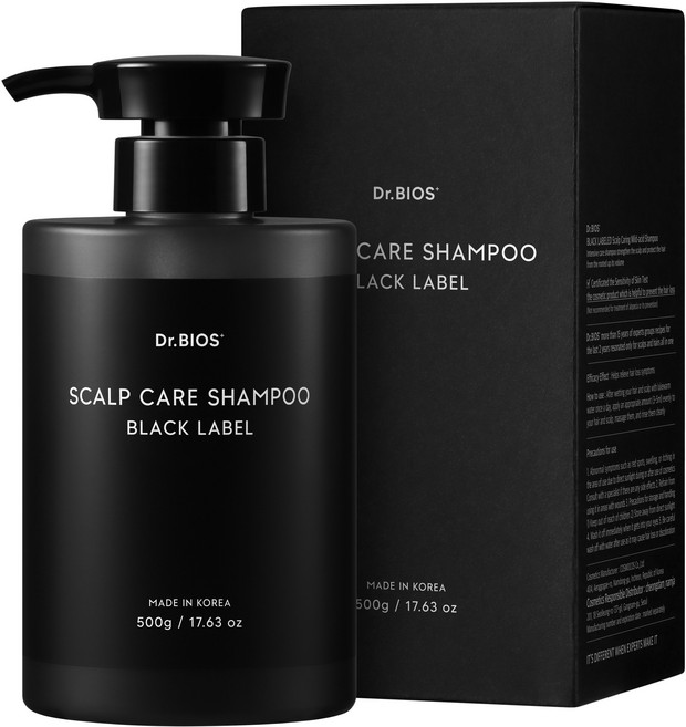 청담남자 두피강화 약산성 비듬케어 탈모증상완화 샴푸 BLACK LABEL, 1개, 500g