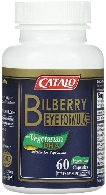 카탈로 빌베리 아이 포뮬라 Bilberry Eye Formula 베지캡슐 60정 - 쿠팡
