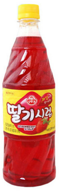 오뚜기 딸기시럽 1KG, 5개