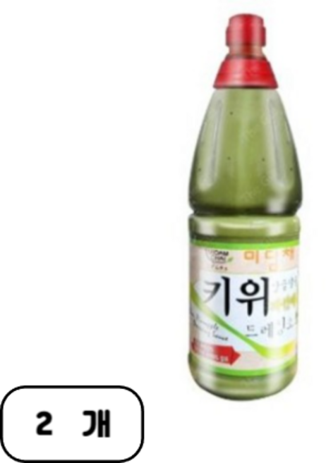 미담채 키위파인애플 드레싱소스 1.9kg, 2개