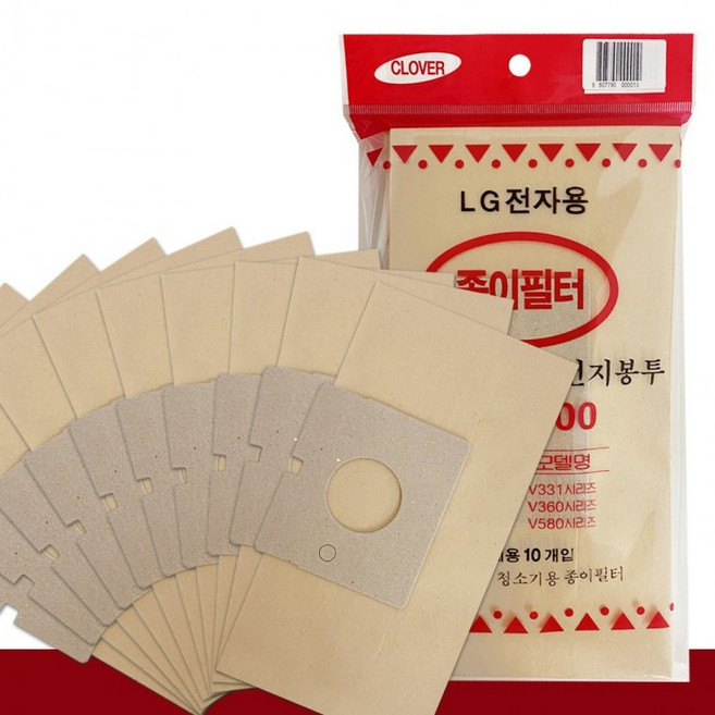 먼지 엘지 먼지봉투10p(VPF-300) 진공청소기용 종이필터, 1개, 상세페이지 참조