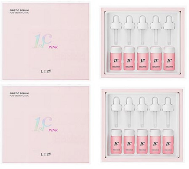 리즈케이 퍼스트씨 핑크 비타민씨 세럼 5p, 50ml, 2개