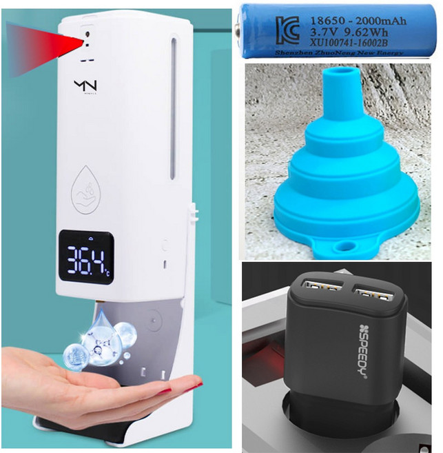 미놀 듀얼측정 영하사용 k9pro 프리미엄 손소독 발열체크기 비대면 비접촉 자동온도측정기, 프리미엄 기본구성