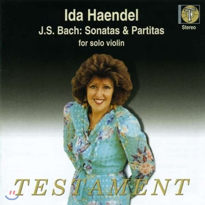[CD] Ida Haendel 바흐: 무반주 바이올린 소나타와 파르티타 (Bach : Sonatas & Partitas for Solo Violin) 이다 헨델