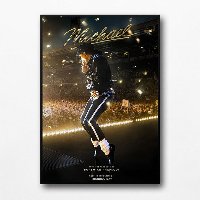 마이클 잭슨 영화 포스터 액자 Michael 인테리어 소품 벽장식, 1번