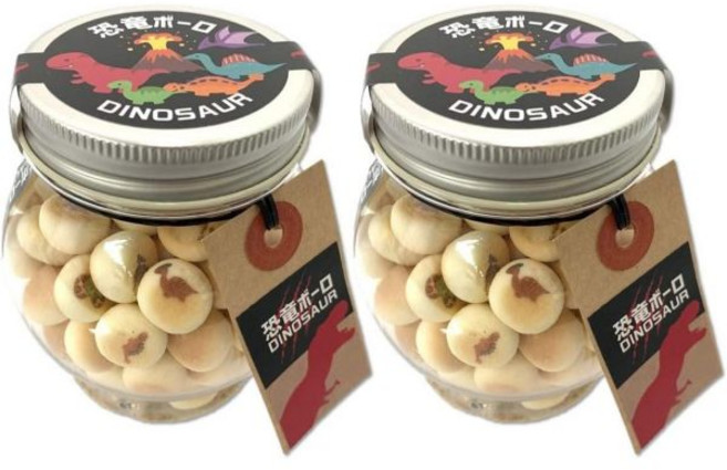 공룡 볼로 타마고보로 일본 계란 과자 50g x 2개, 공룡 보로 2개