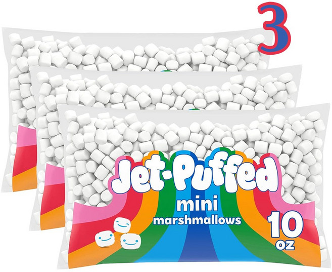 젯퍼프 마시멜로우 10oZ 3팩 총 30oz, 1, 283g