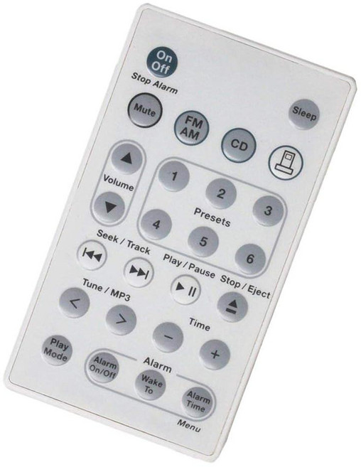 Bose Wave Music System AWRCC1 AWRCC2 aka Wave Radio/CD II용 리모컨 교체(화이트 색상)