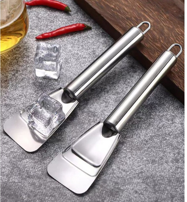 냉장고 스크래퍼 성에 제거기 얼음제거 주걱 아이스 스쿱, 2개, 스텐