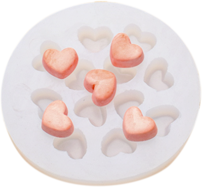 [드그라쎄] 미니 하트 데코 몰드 12구