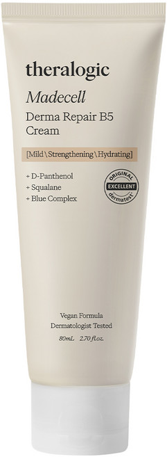 [비건뷰티] 테라로직 마데셀 더마 리페어 B5 크림, 80ml, 1개