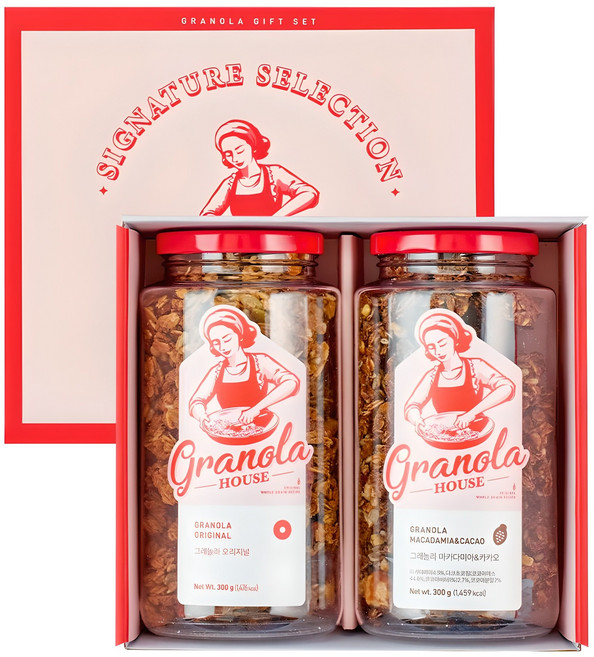 그래놀라하우스 시그니쳐 셀렉션 2종 + 쇼핑백, 300g, 2개