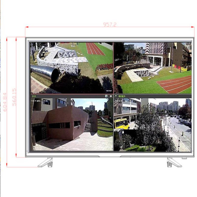 42인치모니터 LED 고화질 4K 스탠드 큰, 42인치 모니터, 1cm