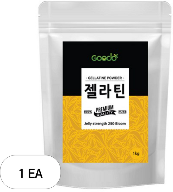구도 젤라틴 가루, 1kg, 1개