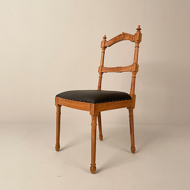 라떼 원목 체어 엔틱 식탁의자 카페 인테리어 레트로 북유럽 식당 의자 CBA, 1개, NATURAL