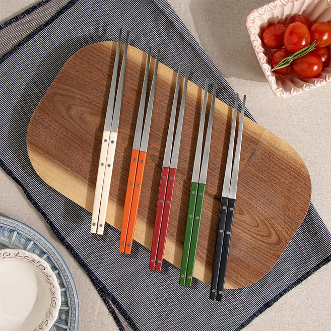 보겐 몽블랑 쌍띠에 젓가락 22.7cm (5 color), 그린