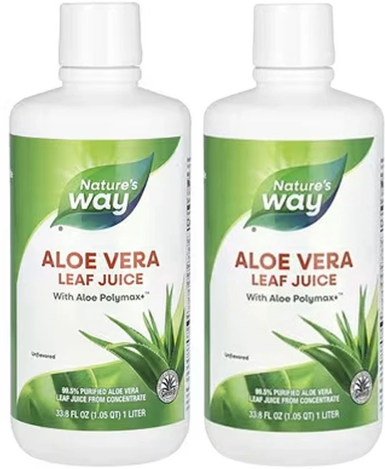 네이쳐스웨이 알로에베라잎즙 무맛 1L(33.8fl oz), 1L, 2개 - 쿠팡