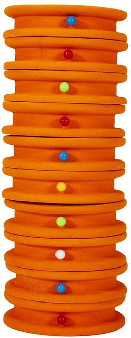 10pcs 낚시 라인 와인 더 잉어 장비 리더 EVA 스풀러 플레이트 후크 스토리지 액세서리 도구, orange