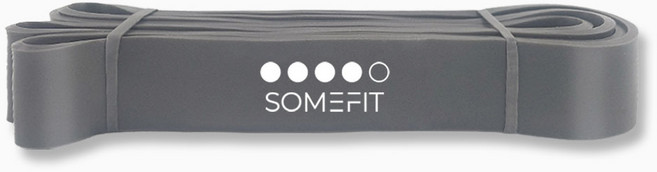 썸피트 무독성 TPE 풀업밴드 단품, 4단계 다크그레이 1개, 1개