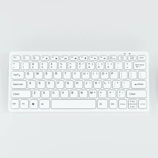 福翔 2.4G 無線鍵鼠套裝 筆記本電腦通用, 1個, F821 無線單鍵盤【升級版】象牙白