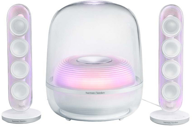 Harman Kardon SoundSticks 5 2.1聲道 水母藍牙喇叭, SoundSticks 5 白色, 1個