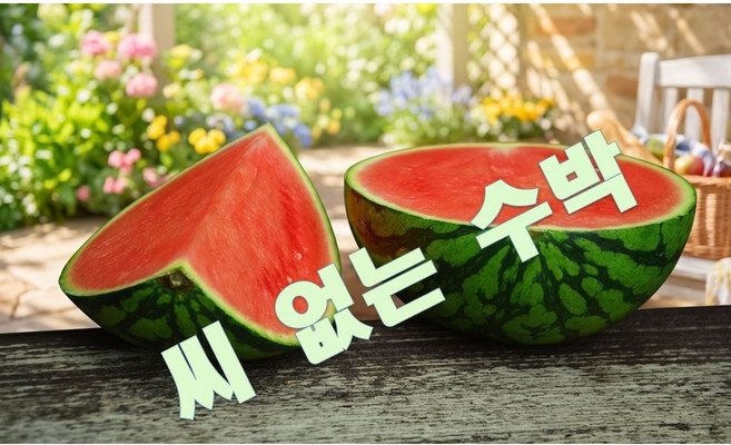 씨 없는수박 5kg 6kg, 1개