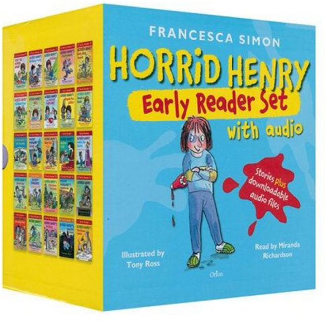 국내 호리드 헨리 얼리리더 25권 세트 영어원서 Horrid Henry 음원제공