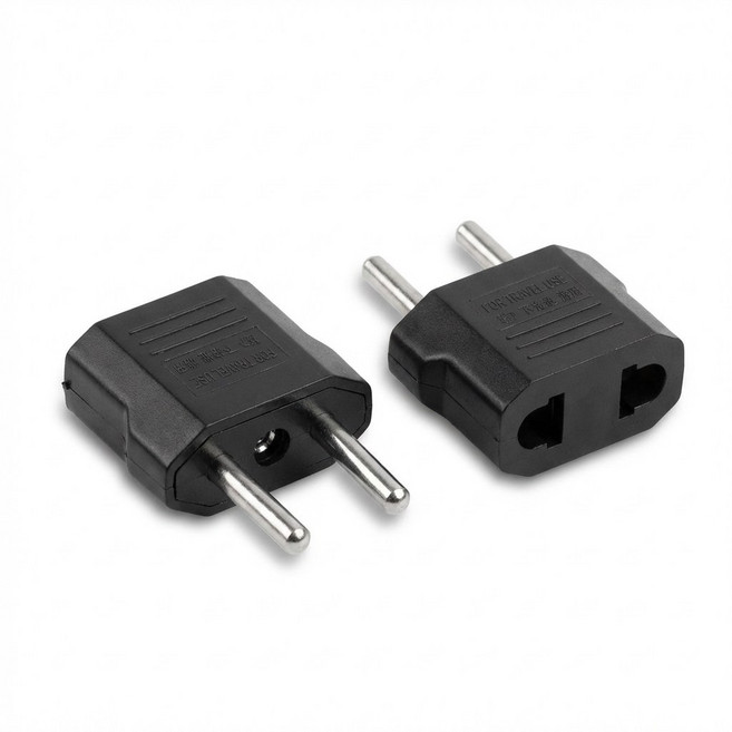 전원(AC) 유럽 변환용 어댑터 (220V110V to 220V) 돼지코 플러그 sky+260222Kc, 1개