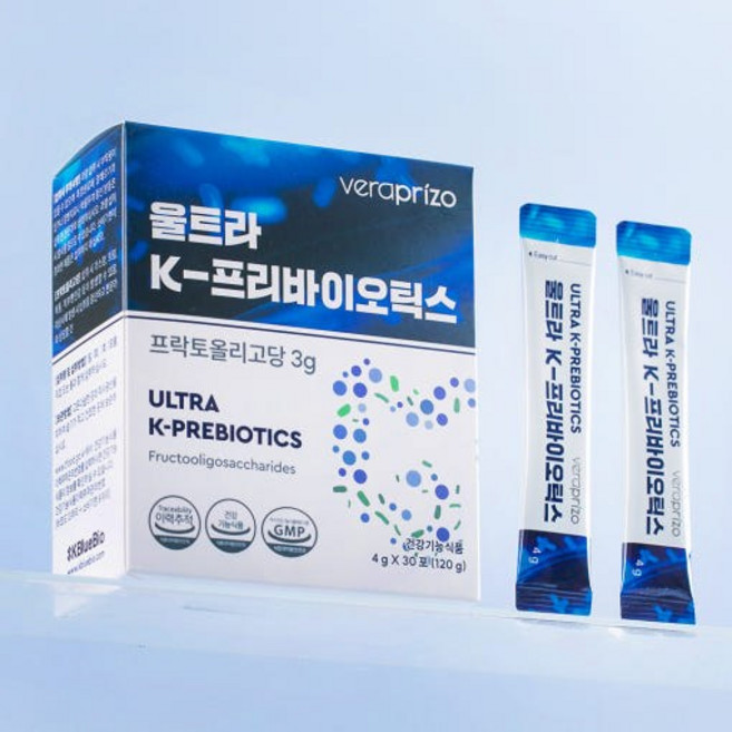 케이블루바이오 울트라 K-프리바이오틱스 프락토올리고당 낙산균 1개월분(30포) [원산지:상세설명에 표시], 1박스, 30회분