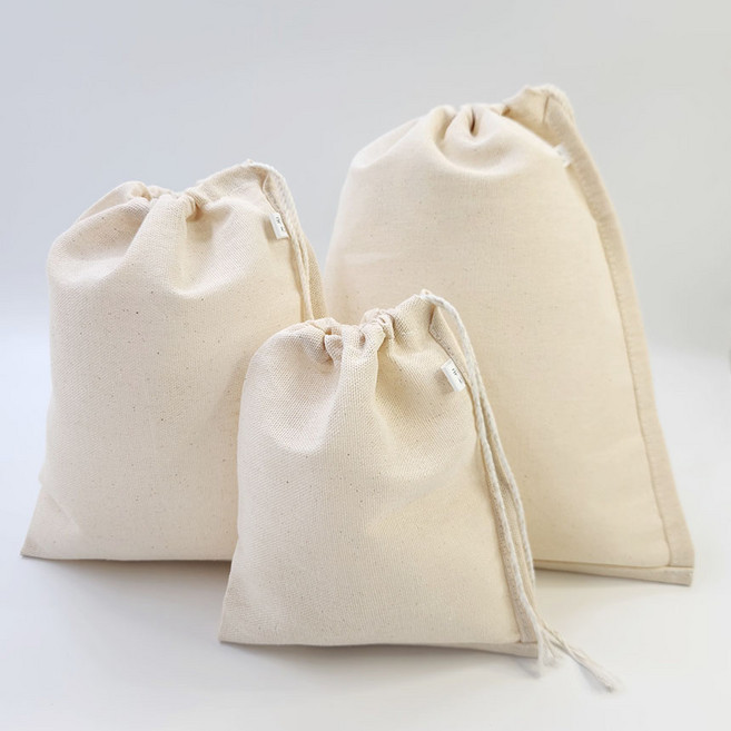 국내제작 공장직영 태영상회 국산 한끈 광목주머니 순면주머니 28X40 육수 막걸리 두부 한약 거름망 자루 보자기 다시망, 5개