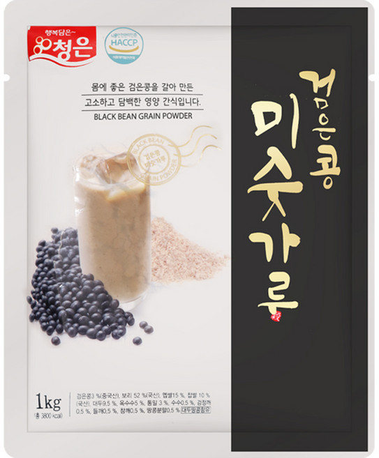 청은에프엔비 검은콩 미숫가루, 1kg, 2개