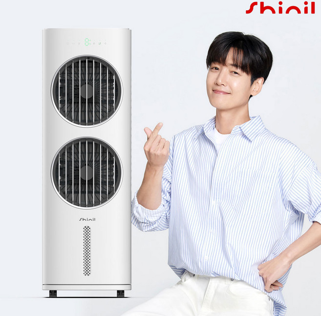 신일 AIR COOLER 8단풍속 리모컨 BLDC 저소음 냉풍기 2구 3구, 2구 듀얼냉풍기(SIF-FW20R)