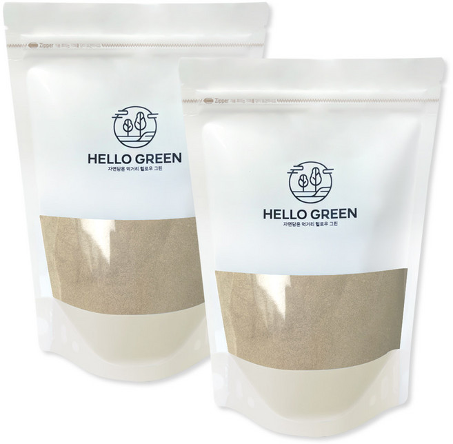 헬로우그린 국내산 쑥분말, 2개, 300g
