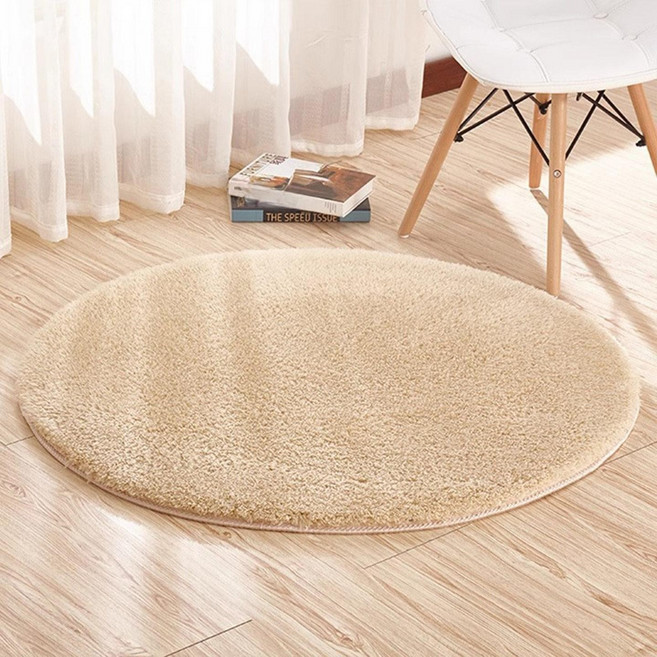 원형 흔들의자 러그 침실 카페 매트 협탁 인테리어 탁자