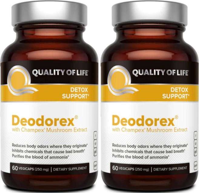 퀄리티오브라이프 데오도렉스 참나무버섯 추출물 500g 60정 2개 - 쿠팡
