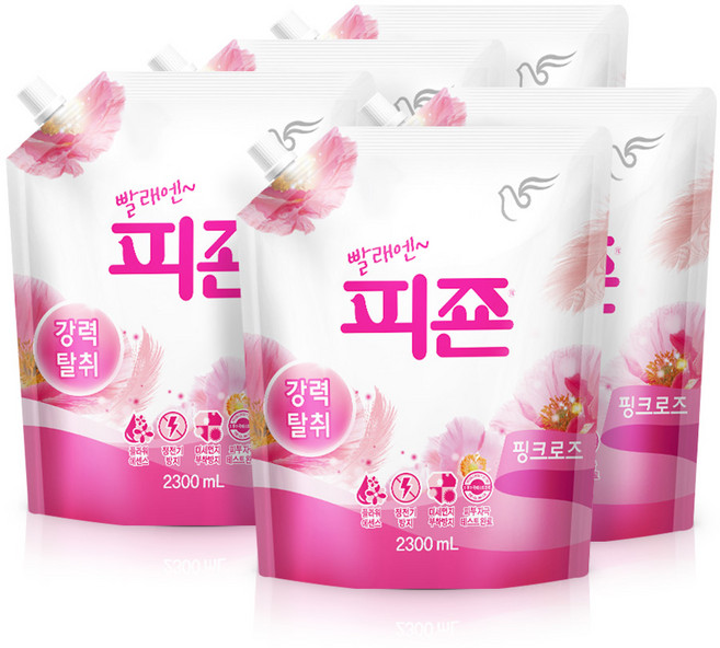 피죤 레귤러 핑크로즈, 2.3L, 5개