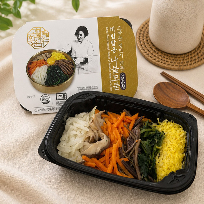 하늘농가 고화순 명인이 만든 비빔밥용 나물모둠, 160g, 2개