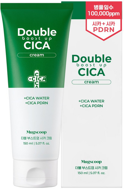 머그스쿱 시카 10만PPM PDRN 수분 보습 장벽 크림, 1개, 150ml