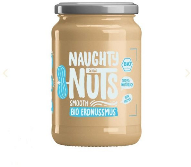 Naughty Nuts 노티 너츠 유기농 아몬드 버터 시나몬 롤 | 아몬드와 함유 100 자연산 및 비건 팜유와 설탕 무첨가 시리얼 토핑으로 이상적 250g, 500 g (pack of 1), Peanut Smoother