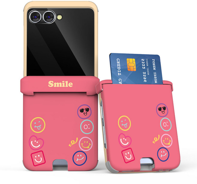 갤럭시Z플립 5 6 7 힌지보호 디자인 맥세이프 카드 범퍼케이스