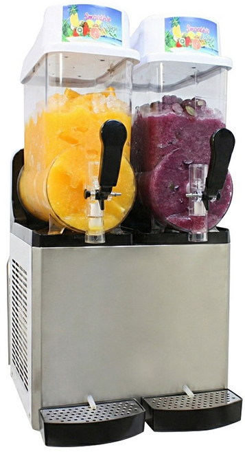국산 초고속 대용량 2구 슬러시 스무디 기계