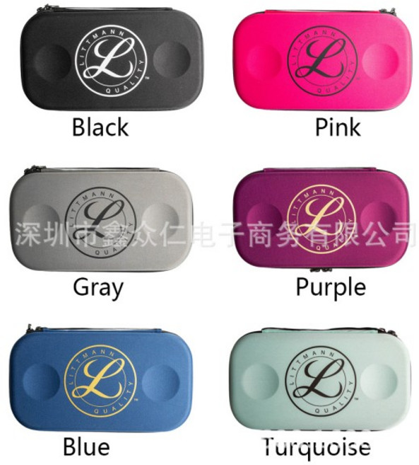 3M Littmann Classic III 품질 청진기 케이스 의사용 보관 가방 운반 용이 의료 장비 액세서리, 02 black