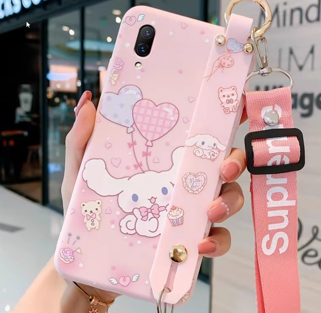 풍선 유니크한 강아지 갤럭시A15케이스 버디3케이스 스트랩 목걸이