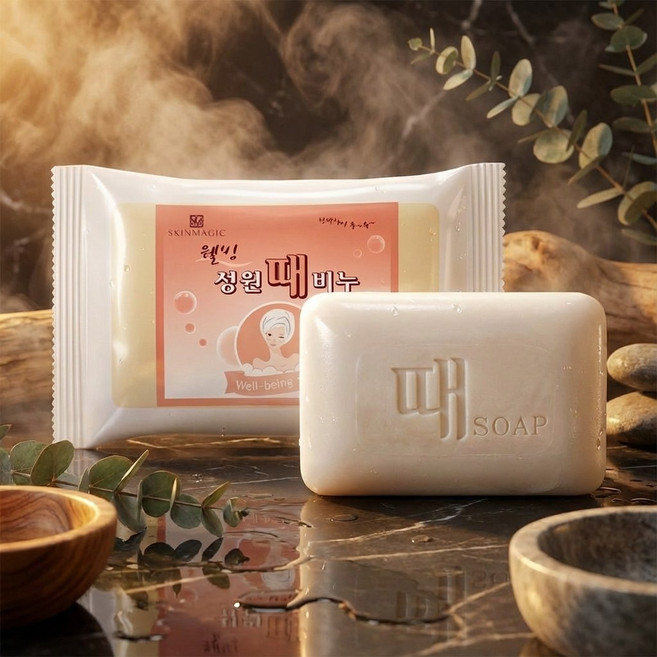 스킨케어 초움 웰빙 성원 때비누 각질제거 목욕비누 누적판매 8000만개, 10개입