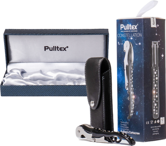 풀텍스 클래식 스와로브스키 크리스탈 핸들 코르크스크류 와인오프너, 1개, 별자리+프리미엄케이스