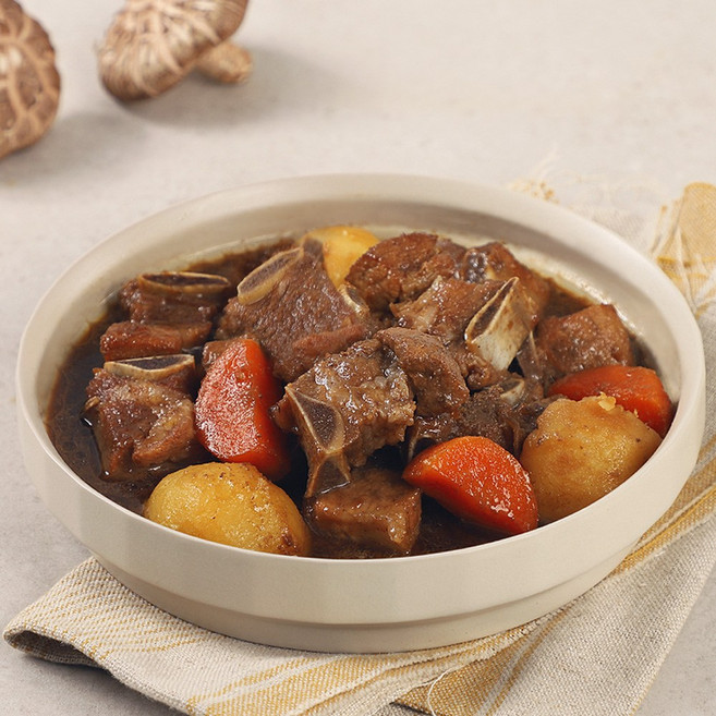 국내산 돼지로 만든 간장 돼지갈비찜 1kg (2~3인분) x 4팩, 4개